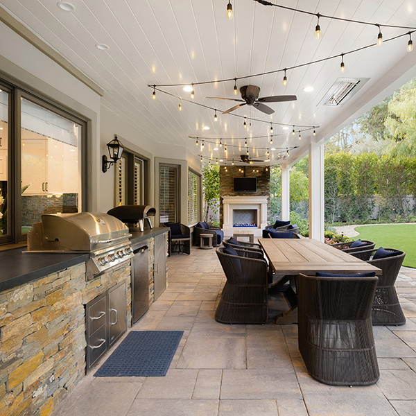 Can an Outdoor Kitchen Be Against Your House