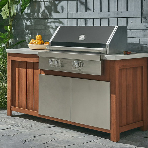 outdoor kitchen cabinets materials